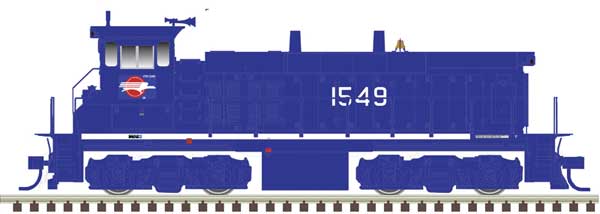 Atlas EMD MP15DC - Standard DC - Master(R) Silver -- Missouri Pacific 1538 (blue, white) - ATL10003849