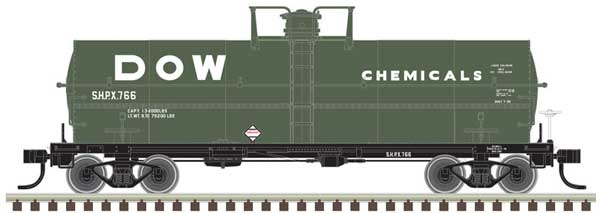 Atlas HO 11K GALLON TANK CAR DOW #766 - ATL20004671