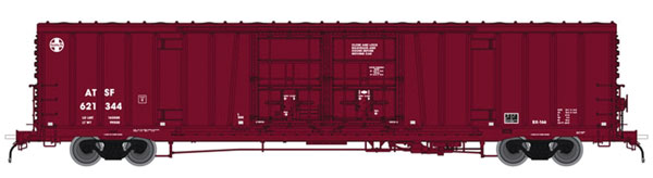 Atlas HO BX-166 Box, SF/Berwind J Repaint #621427 - ATL20004930