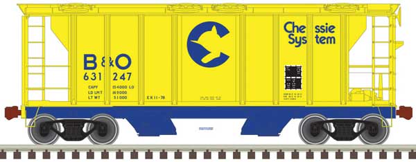 Atlas HO Trainman PS-2 Covered Hopper, B&O #631664 - ATL20005044