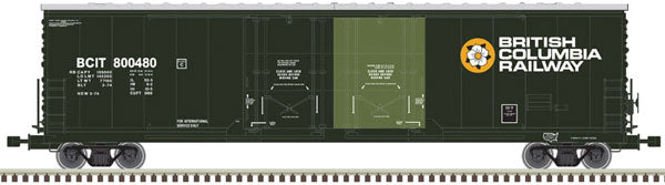 Atlas HO Evans DD Plug Door Box, BCR/Gr/Yel #800436 - ATL20005410