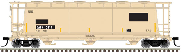 Atlas HO ACF 3-Bay Cylindrical Hopper, RL #5120 - ATL20005766