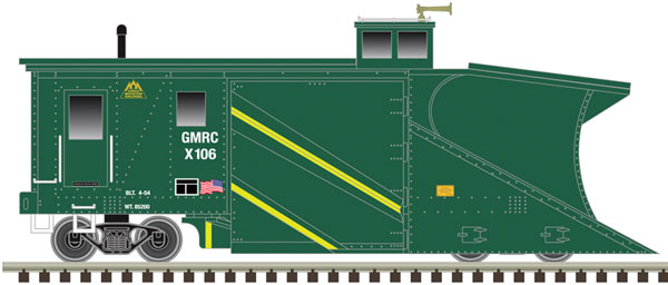 Atlas Russell Snow Plow - Ready to Run - Master(R) -- Green Mountain X106 (green, yellow) - ATL50005872