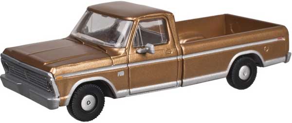 Atlas N Ford F-100 PickUp Truck, Sequoia Brown (2) - ATL60000113
