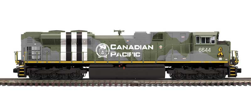 Atlas O EMD SD70ACe - 3-Rail - Proto-Sound 3.0 - Premier -- Canadian Pacific #6644 (WWII Military Pride, green, white, black)