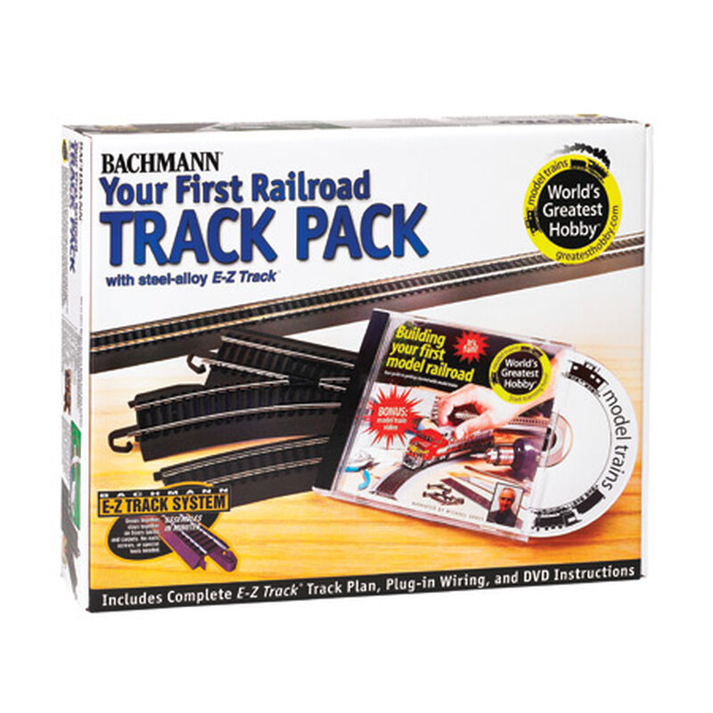 Bachmann Trains HO Your First Railroad Track Pack -- E-Z Track(R) System - BAC44497