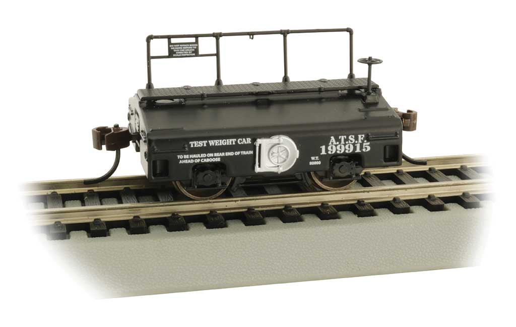 Bachmann Trains Scale Test Weight Car - Ready to Run -- Atchison, Topeka & Santa Fe #199915 - BAC74406
