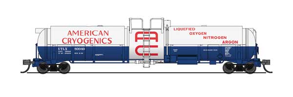 Broadway Limited N Cryogenic Tank Car, American Cryogenics (2) - BLI3824