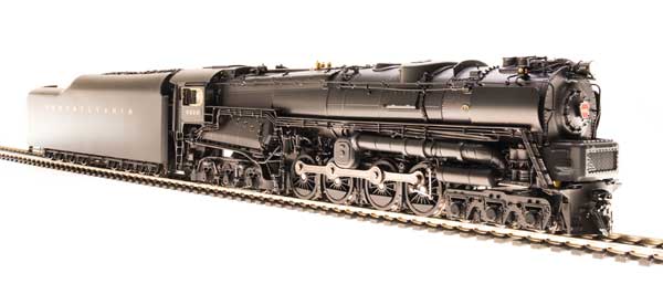 Broadway Limited Class S2 6-8-6 Turbine w/Sound, DCC & Smoke - Brass Hybrid Paragon4(TM) -- Pennsylvania Railroad #6200 (Small Smoke Deflectors, black) - BLI6185