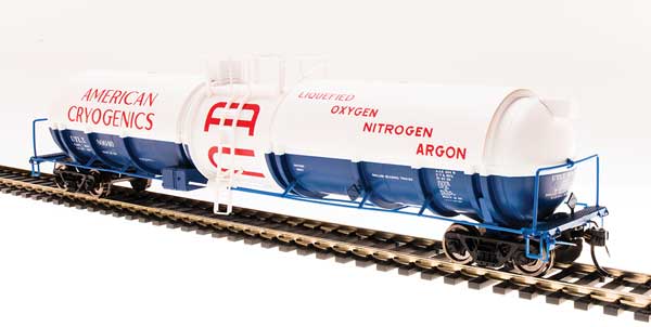 Broadway Limited Cryogenic Tank Car, American Cryogenics,2-pack ,HO - BLI6313