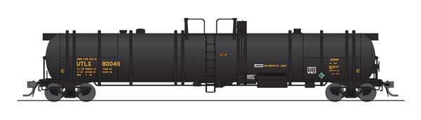 Broadway Limited Cryogenic Tank Car, UTLX, Black, 2-pack , HO - BLI6318