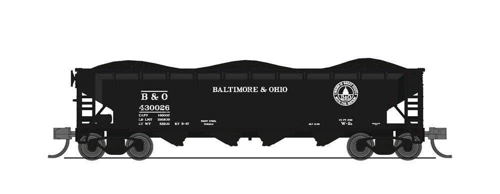 Broadway Limited N, ARA 70 Tn Quad Hopper, B&O Capital Dome, 4 Pk B - BLI7421
