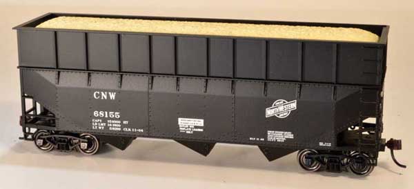 Bowser 70 Ton Wood Chipper Car Ready to Run HO C&NW 68170 - BOW42581