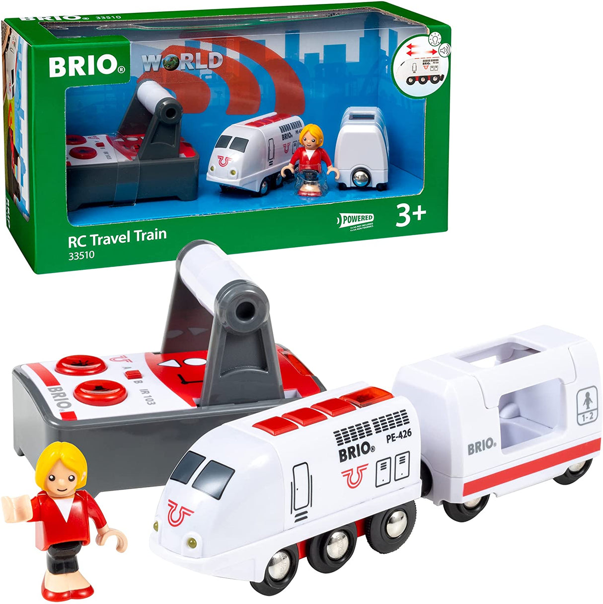 Brio Remote Control Travel Train - BRIO33510