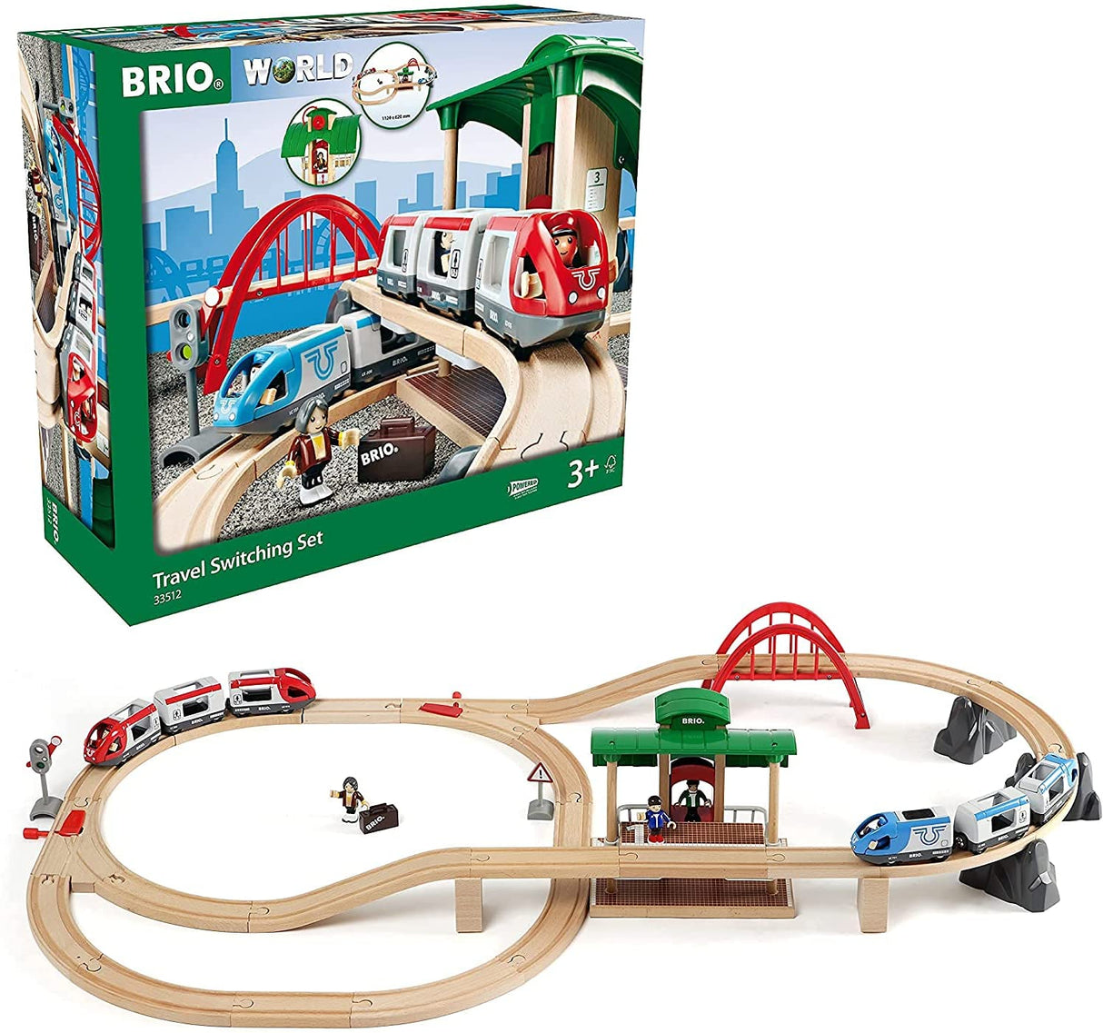 Brio Travel Switching Set - BRIO33512