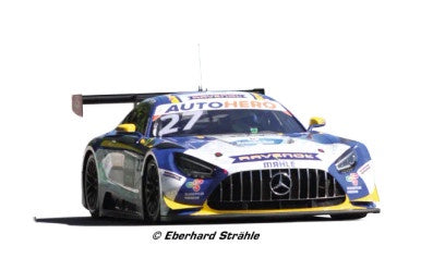 Carrera Evolution 1:32 Slot Car - Mercedes-AMG GT3 Evo "Mercedes-AMG Team Winward D.Schumacher, No.27" DTM 2022 - CAR27736