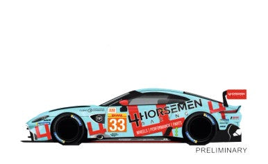 Carrera Evolution 1:32 Slot Car - Aston Martin Vantage GTE "TF Sport 4 Horsemen Racing, No. 33" - CAR27743