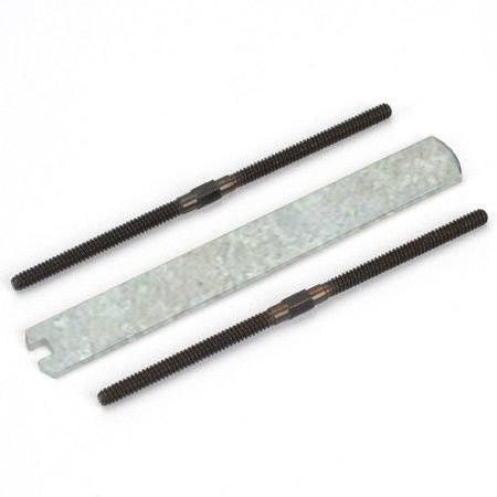 Dubro Turnbuckles (2) with Wrench 4-40, 2-5/8" Long - DUB2156