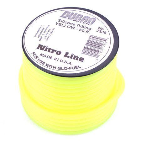 Dubro Silicone Fuel Tubing, Yellow - Sold per Foot - DUB2238