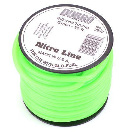 Dubro Silicone Fuel Tubing, Green - Sold per Foot - DUB2239