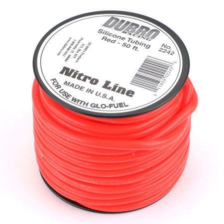 Dubro Silicone Fuel Tubing, Red - Sold per Foot - DUB2242