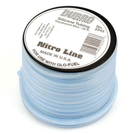 Dubro Silicone Fuel Tubing, Blue - Sold per Foot - DUB2243
