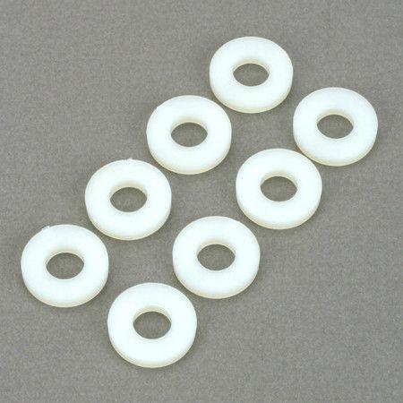 Dubro Nylon Flat Washer,#8 - DUB637