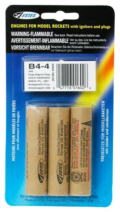 Estes B4-4 Standard Engine (3) - EST1602