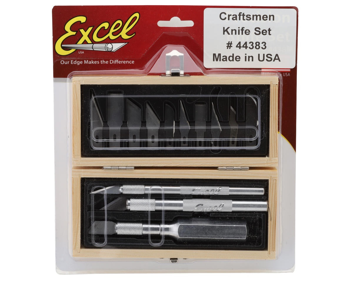 Excel Craftsmen Hobby Knife Set (13)