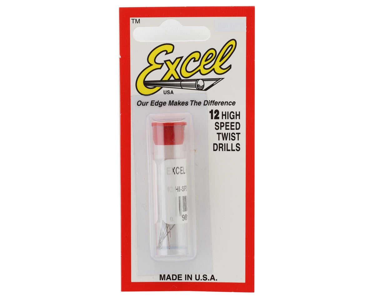 Excel High-Speed Twist Drill Bit Set (12) (#80)
