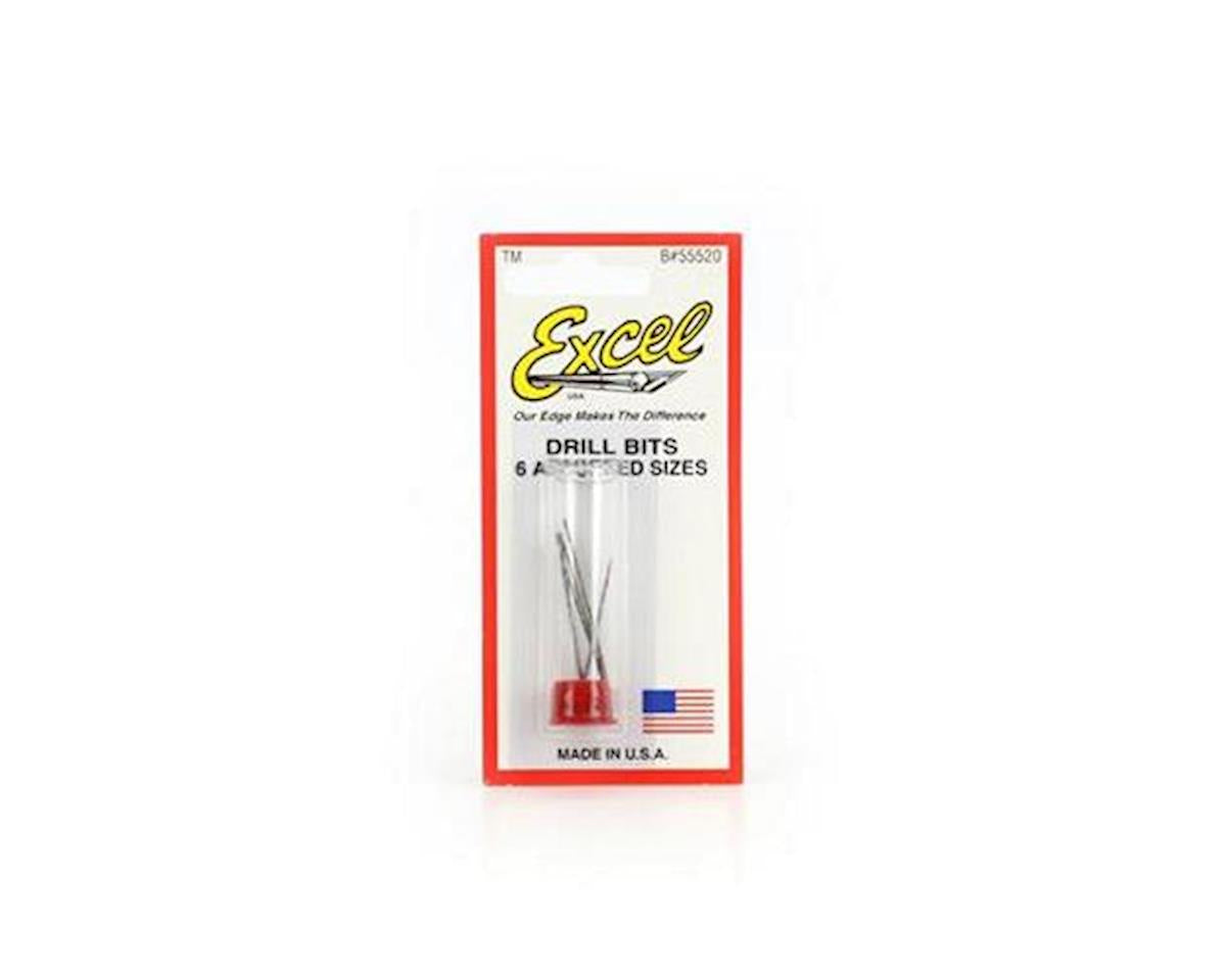 Excel Drill Bit Assorted,#50-62(6)carded
