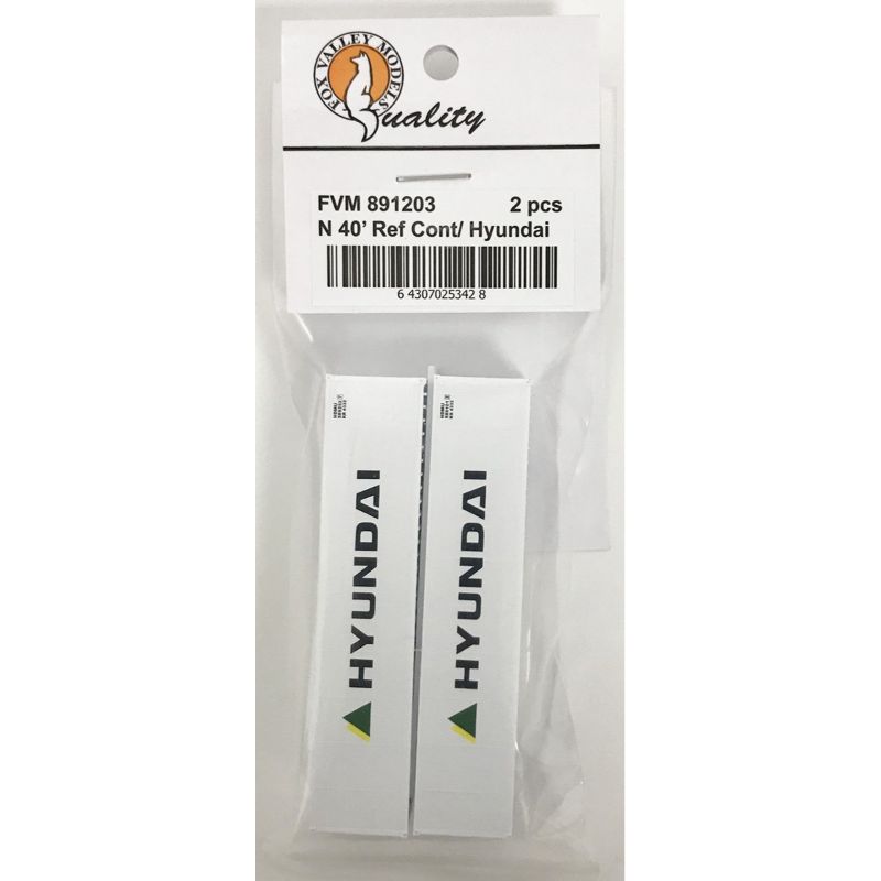 Fox Valley Models N 40' CONTAINER HYNDAI - FVM891203