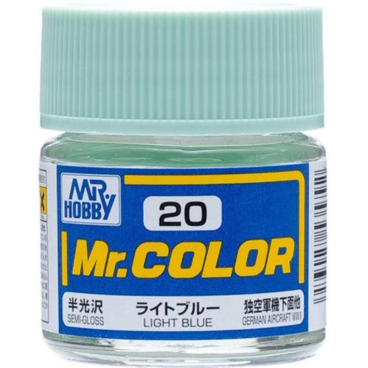 Mr Hobby Paint SEMI GLOSS LIGHT BLUE - GUZC20