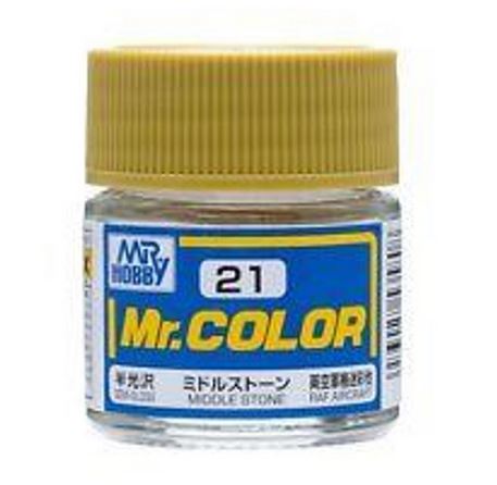Mr Hobby Paint SEMI GLOSS MIDDLE STONE - GUZC21