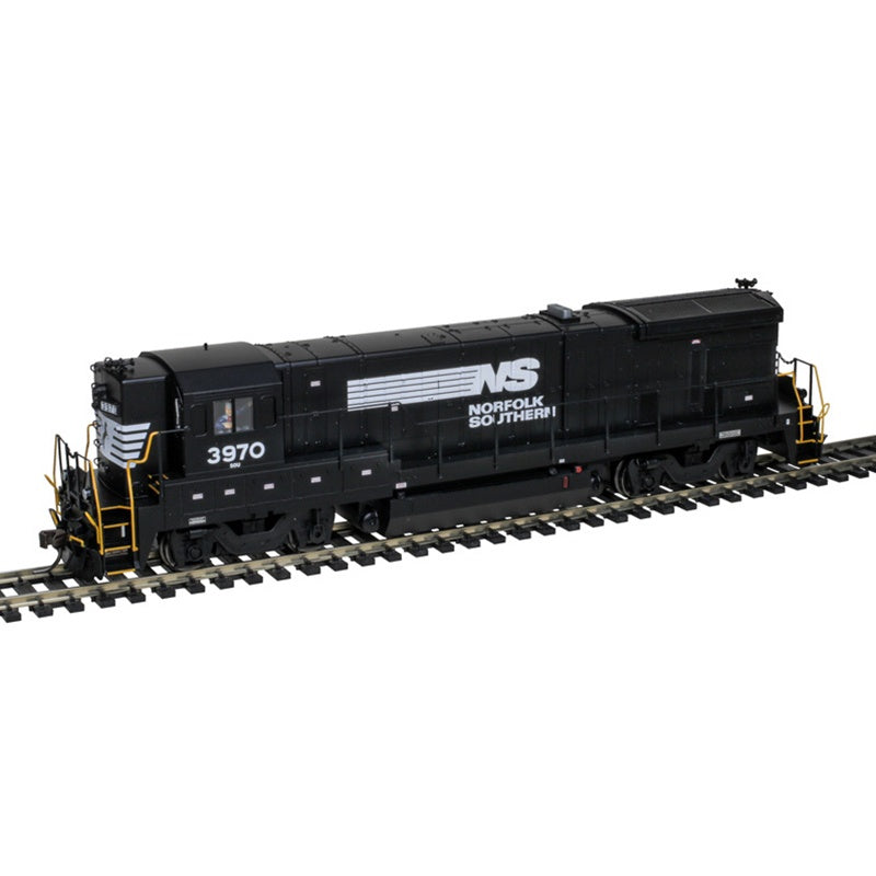 GE B23-7 High Nose - Standard DC - Master(R) Silver -- Norfolk Southern (NS) #3982 (black, white)