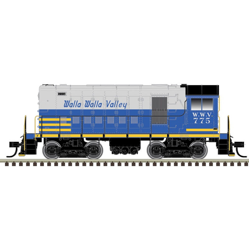 Atlas HO Alco HH660 - LokSound and DCC - Master(R) -- Walla Walla Valley #770 (blue, silver, yellow)