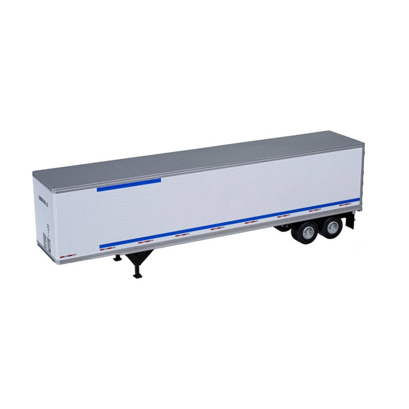 Atlas HO 45' Pines Trailer - Assembled -- Generic Lease #202856 (white, blue)
