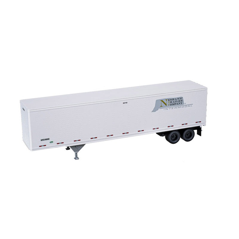 Atlas HO 45' Pines Trailer - Assembled -- Neshanic Trailer Company #45049 (white)