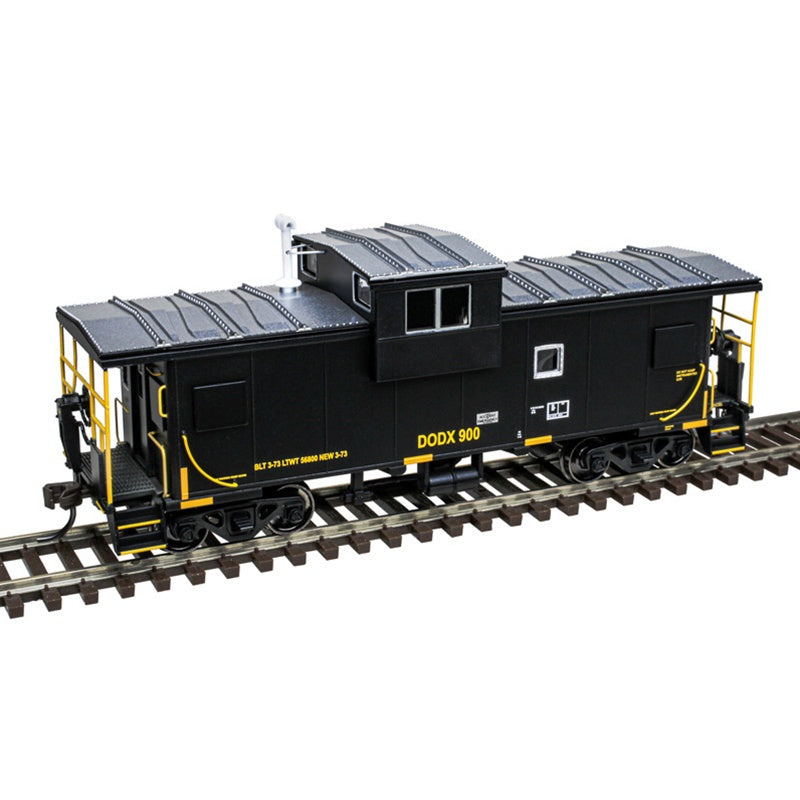Atlas HO Extended-Vision Caboose - Ready to Run - Master(R) -- DODX #900 (black)