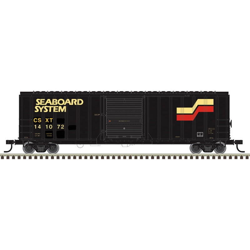 Atlas HO ACF(R) 50'6" Boxcar - Ready to Run -- CSX #141072 (Ex-A&WP/SBD Patch, black, yellow, red)