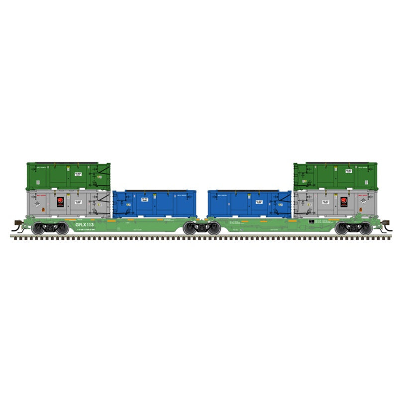 Atlas Master® HO Articulated Bulk Carrier with Six (6) Waste Containers - Greenfield Logistics - GFLX #144