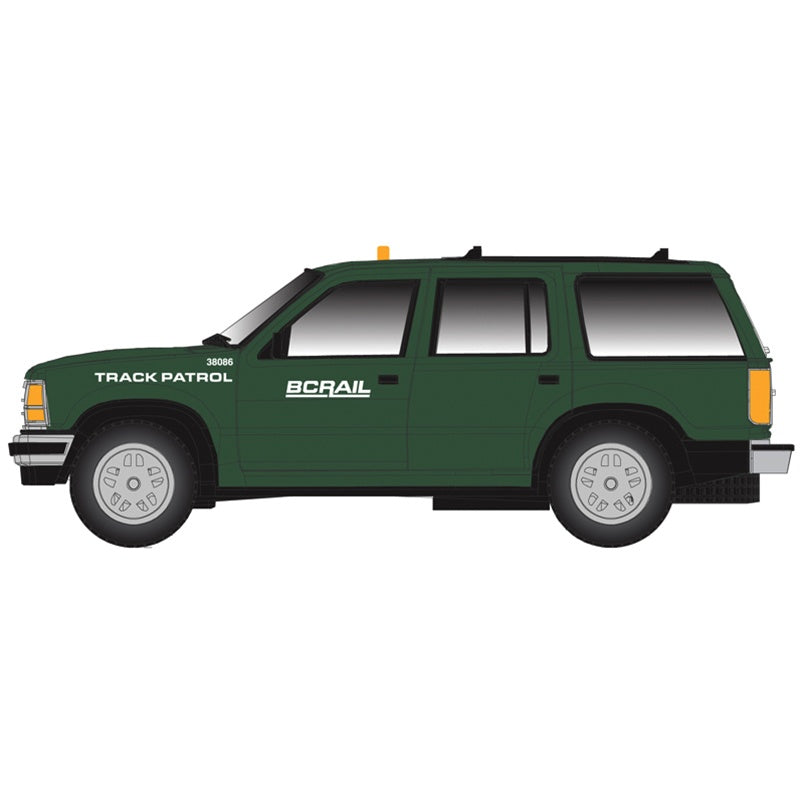 Atlas HO 1993 Ford(R) Explorer - Assembled -- BC Rail (green, white)