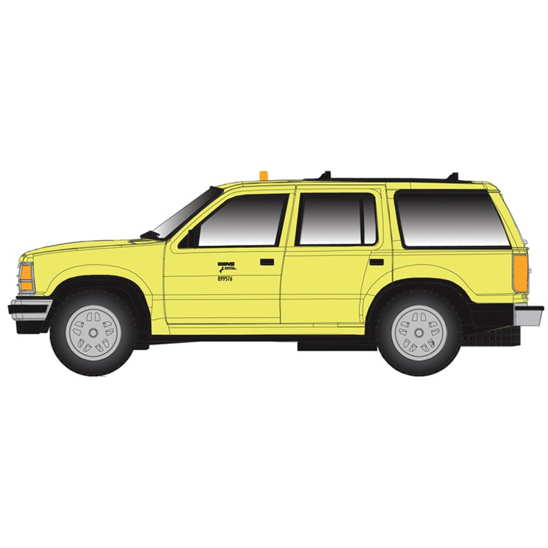 Atlas HO 1993 Ford(R) Explorer - Assembled -- Norfolk Southern (NS) (yellow, black)