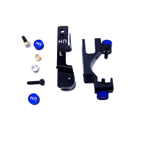Hot Racing BLACK C-HUB CASTER BLOCKS - HRASLF1901