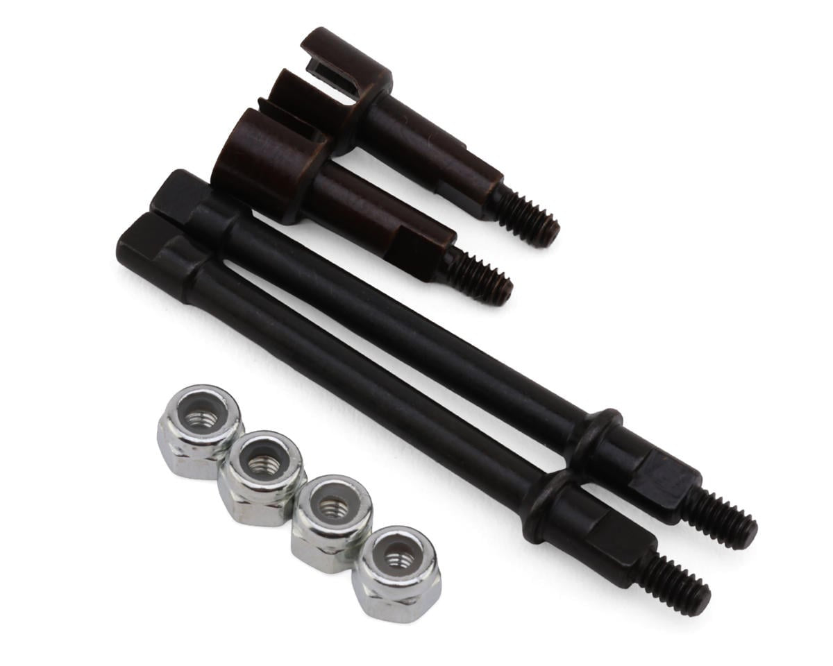 Hot Racing Axial SCX30 CNC-Machined Hardened Spring Steel Axles Set