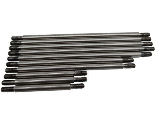 Hot Racing Titanium Steering & Suspension Link Set, 324mm Wheelbase, for Traxxas TRX-4 (10pcs) - HRATRXF160T