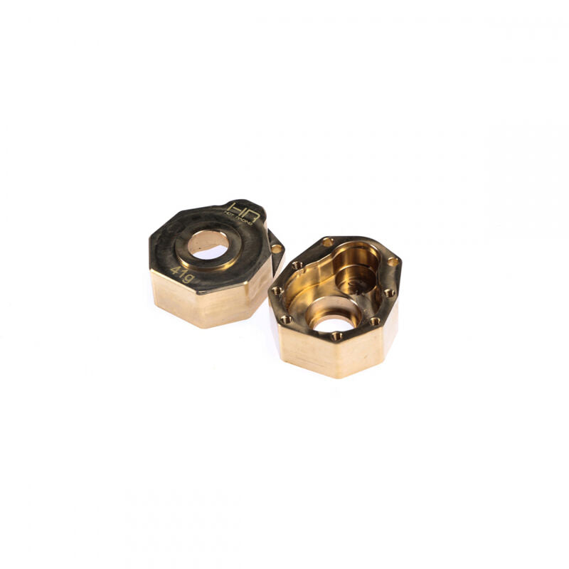 Hot Racing Brass Heavy Metal Knuckle Portal Cover TRX4 - HRATRXF21HC