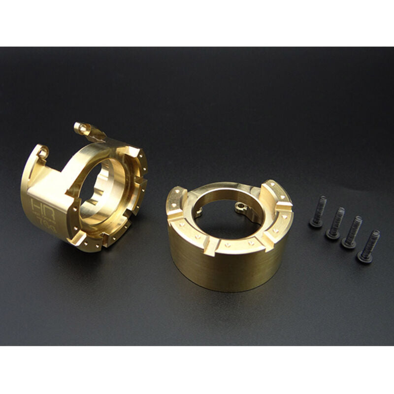 Hot Racing Brass Heavy Metal Knuckle Weight: TRX4 - HRATRXF21HKW