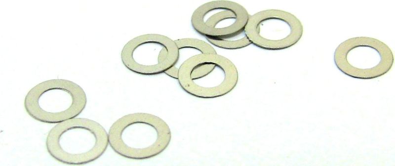 Hot Racing Steel Shims, 2x3.4x0.1mm, 10pcs - HRAW2X