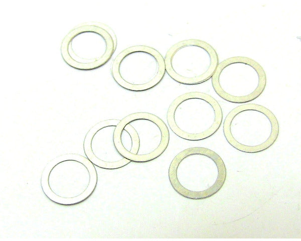Hot Racing Steel Shims, 5x6.4x0.1mm, (10pcs) - HRAW5X